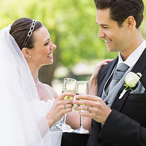 LOYALLOOK 4PCS Stainless Steel Spinner Rings for Women Men Spinner Fidget Band Cool Rings Moon Star Sun Stress Relieving Rings Wedding Promise Rings