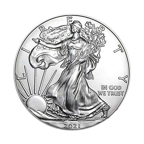 2020 - American Silver Eagle .999 Fine Silver with Our Certificate of Authenticity Dollar Uncirculated Us Mint