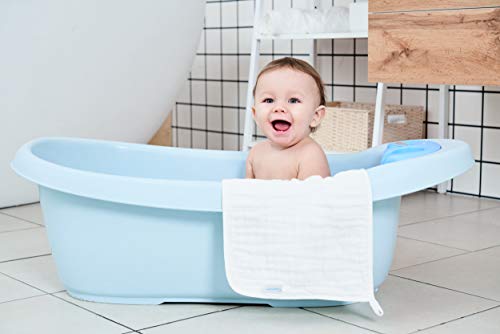 Muslin Burp Cloths for Baby 100% Cotton Large 20''X10'' 6 Layers Thicken Super Soft and Absorbent by CottCare(6 Pack,White)