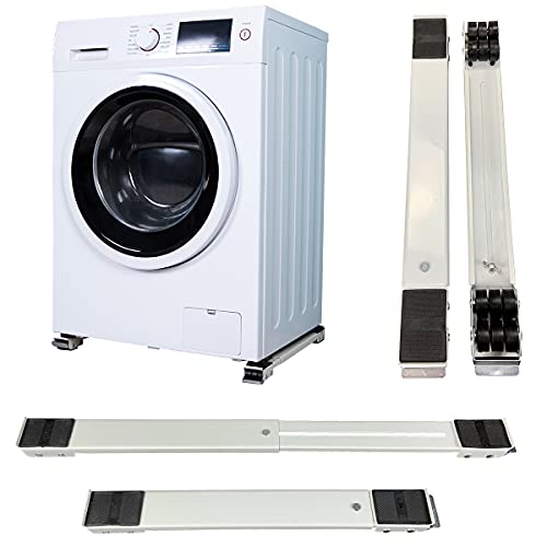 Yutianli Heavy Duty Extensible Appliance Roller is Suitable for Washing Machines, Refrigerators, Dryers, Dishwashers and other Heavy Objects, can bear 300 kg. Washing Machine Baseâ¦