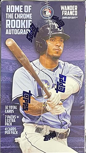 Topps 2022 Chrome Baseball Value Box - 8 Packs Per Box
