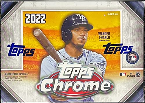 Topps 2022 Chrome Baseball Value Box - 8 Packs Per Box