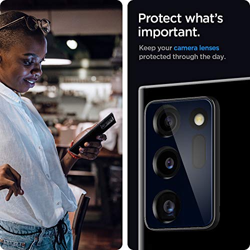 Spigen Camera lens Screen Protector [Glas.tR Optik] Tempered Glass designed for Galaxy Note 20 Ultra [2 Pack] - Case Friendly