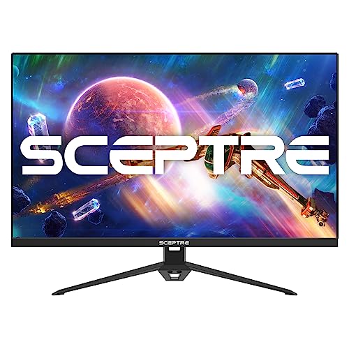 Sceptre IPS 24 Gaming Monitor 165Hz 144Hz Full HD (1920 x 1080) FreeSync Eye Care FPS RTS DisplayPort HDMI Build-in Speakers, Machine Black 2020 (E248B-FPT168)