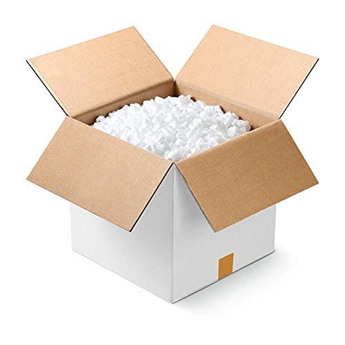 Calenzana 5x5x5 Inches Shipping Boxes Set of 25, Small Corrugated Cardboard Box for Mailing Packing, White