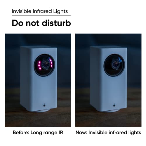 Wyze Cam Pan v2 1080p Pan/Tilt/Zoom Wi-Fi Indoor Smart Home Camera with Color Night Vision, 2-Way Audio, Compatible with Alexa & The Google Assistant, White