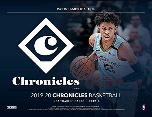 2019-20 Panini CHRONICLES Basketball Blaster Box - 40 Total Cards - Chase Zion Williamson, Ja Morant, Coby White, Tyler Herro Rookie Cards - Find Blaster EXCLUSIVE Pink Parallels!