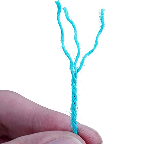 Blue Jute Twine,328 Feet Colourful Jute Twine,Christmas Twine,Best Arts Crafts Gift Twine