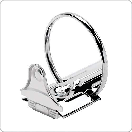 Cardinal 3 Ring Binders, 1.5 Inch, Round Rings, Holds 350 Sheets, ClearVue Presentation View, Non-Stick, Assorted Colors, 4 Pack (79550)