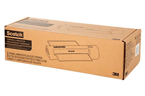 Scotch Thermal Laminator, 2 Roller System for a Professional Finish, Use for Home, Office or School, Suitable for use with Photos (TL901X)