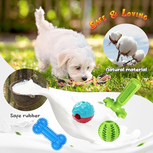 KIPRITII Puppy Chew Toy Set with 20 Toys