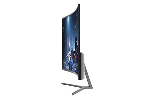 Sceptre Curved Gaming 32" 1080p LED Monitor up to 185Hz 165Hz 144Hz 1920x1080 AMD FreeSync HDMI DisplayPort Build-in Speakers, Machine Black 2020 (C326B-185RD)
