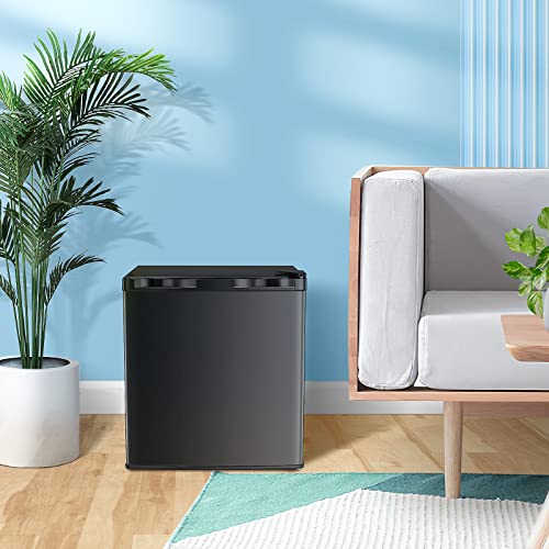 Kismile 1.1 Cu.ft Upright Freezer with Compact Reversible Single Door,Removable Shelves Free Standing Mini Freezer with Adjustable Thermostat for Home/Kitchen/Office