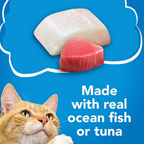 Purina Friskies Wet Cat Food Variety Pack, Oceans of Delight Flaked & Prime Filets - 5.5 oz. - 40 Cans (1 Pack)