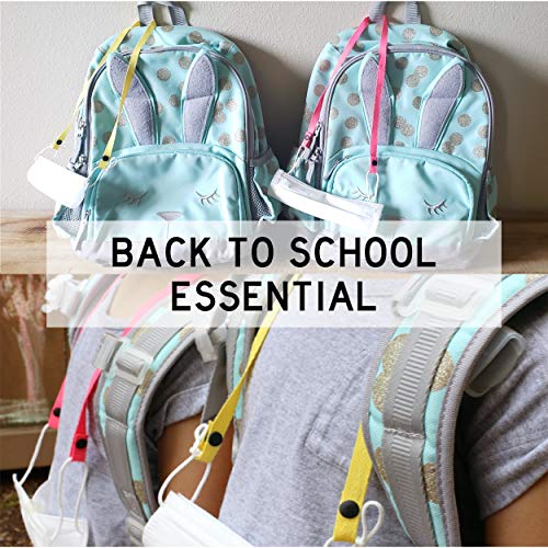 (Set of 3) Strap/Lanyard/Holder/Necklace Made with Poly Cotton Herringbone Fabric, Soft On Skin, Washable