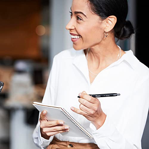 Sharpie S-Gel, Gel Pens, Medium Point (0.7mm), Black Ink Gel Pen, 4 Count