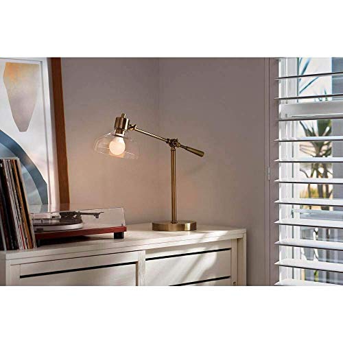 Ring A19 Smart LED Bulb, White, bundle with All-new Echo Show 10 (3rd Gen) - Charcoal