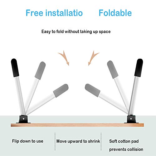Laptop Desk and Bed can be Adjusted, with Card Slot and Cup Holder, Foldable Study Desk, Student Dormitory Office can be Used