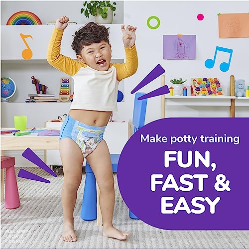 Pull-Ups Boys' Potty Training Pants Training Underwear Size 6, 4T-5T, 99 Ct, One Month Supply