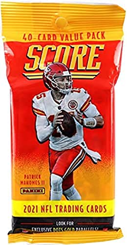 2021 Panini Score Football Jumbo Fat Pack Sealed 40 Card Pack - Look for Trevor Lawrence and Justin Fields Rookie and Autograph Cards