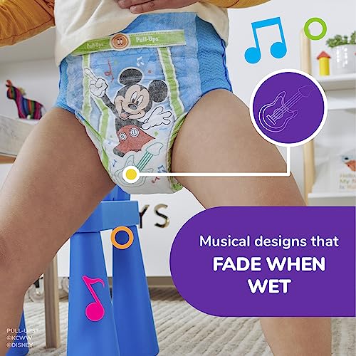 Pull-Ups Boys' Potty Training Pants Training Underwear Size 6, 4T-5T, 99 Ct, One Month Supply