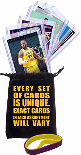 Los Angeles Lakers Cards: Lebron James, Anthony Davis, Kyle Kuzma, Kobe Bryant, Danny Green, Dwight Howard ASSORTED Trading Cards and Wristbands Bundle