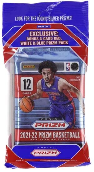 5 Factory Sealed 2020-21 Panini NBA HOOPs Basketball Card Packs - 8 Cards Per Pack - Look for Rookie Cards of LaMelo Ball, Anthony Edwards and all the NBA Hot Rookies - Includes Custom LaMelo Ball Card Shown.