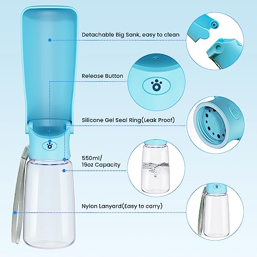 Foldable Leak Proof Portable Dog Water Bottle