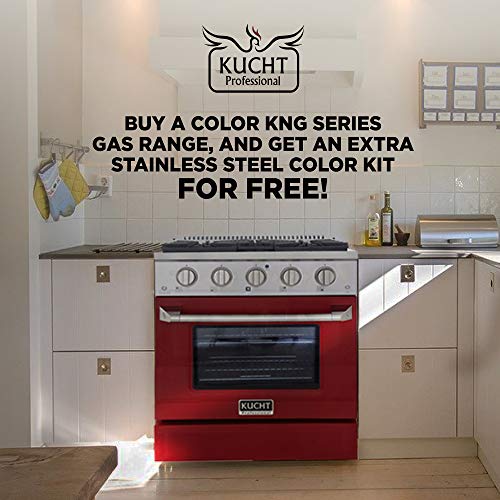 Kucht KNG301-B Gas Range, Blue
