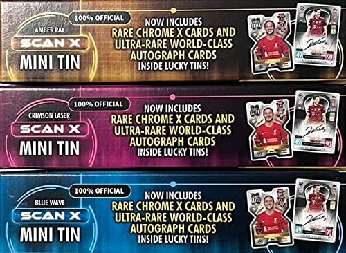 2021/22 Topps UEFA Champions League Match Attax Extra Mini Tin (Set of 3 Tins)