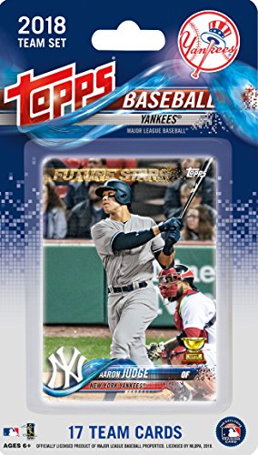 New York Yankees Topps Factory Sealed Team Set GIFT LOT Including the 2022 and 2018 Limited Edition 17 Card Sets