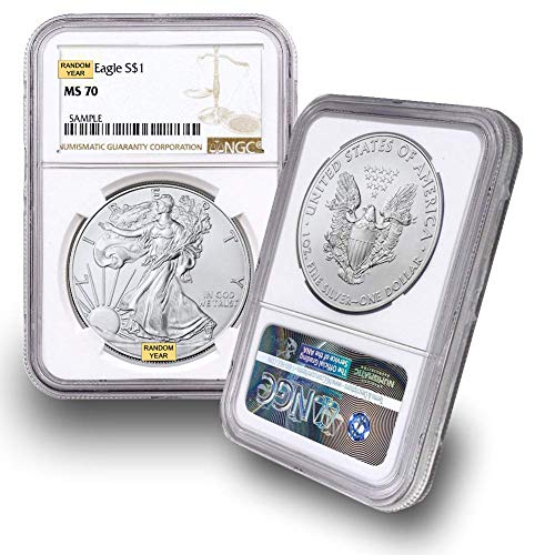 1986 - Present Silver American Eagle MS-70 NGC by CoinFolio $1 MS70 NGC