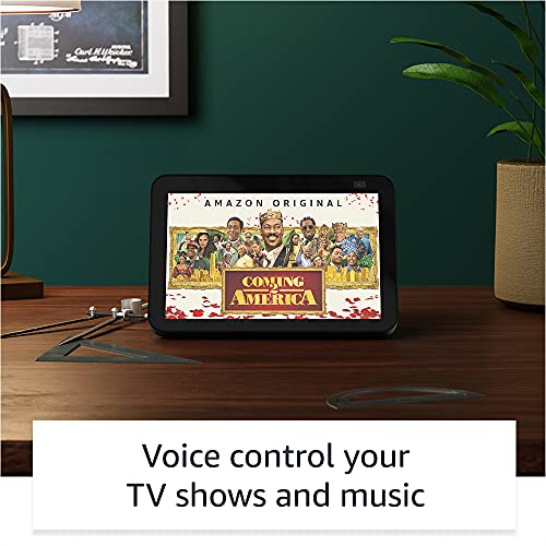 All-new Echo Show 8 (2nd Gen) with Adjustable Stand | Glacier White