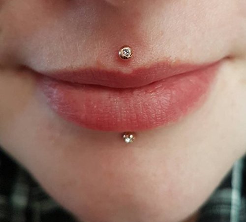 Briana Williams 16G Tragus Earrings Studs Surgical Steel Helix Cartilage Daith Rook Earring Barbell Lip Rings Piercing Jewelry for Women Men