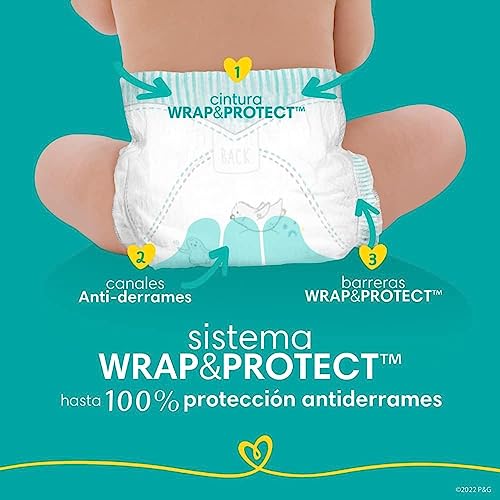 Diapers Newborn/Size 0 (< 10 lb), 120 Count - Pampers Swaddlers Disposable Baby Diapers, Giant Pack (Packaging May Vary)