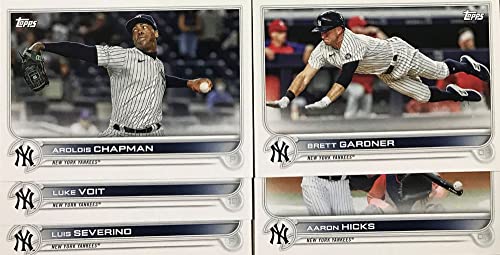 New York Yankees Topps Factory Sealed Team Set GIFT LOT Including the 2022 and 2018 Limited Edition 17 Card Sets