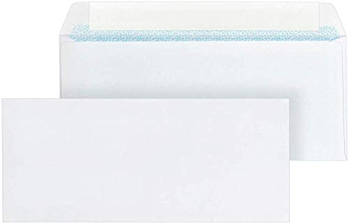 Mead #10 Envelopes, Security, Press-it Seal-it, 4-1/8" X 9-1/2", White, 45 Per Box (75026)