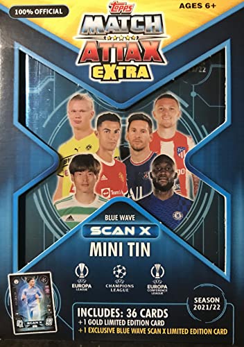 2021/22 Topps UEFA Champions League Match Attax Extra Mini Tin (Set of 3 Tins)