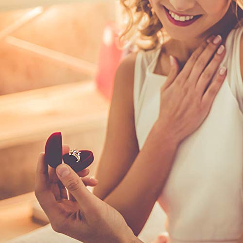 ORFAN Personalized Promise Rings for Her Custom Couples Name Ring for Women Mother Rings with 2 Simulated Birthstones Customized for Her (Gold)