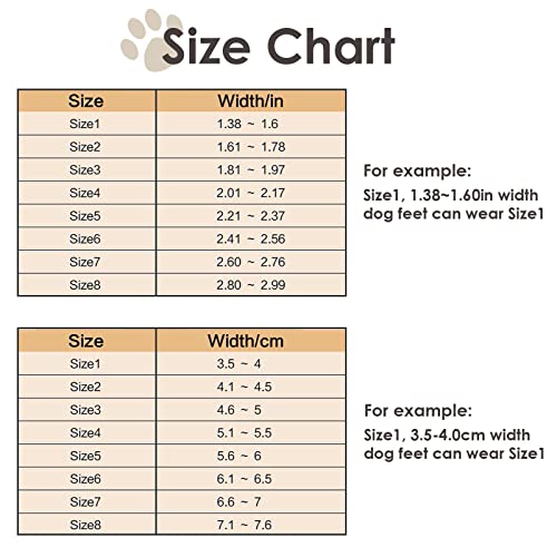 XSY&G Dog Boots,Waterproof Dog Shoes,Dog Booties with Reflective Velcro Rugged Anti-Slip Sole and Skid-Proof,Outdoor Dog Shoes for Medium Dogs 4Ps-Size2