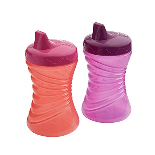 NUK First Essentials Fun Grips Hard Spout, Assorted Colors, 10oz 2pk