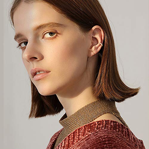 Hoop Earrings,14K Gold Plated Cartilage Hole Hinged Huggie Stud with CZ Cubic Zirconia Earrings For Women Girls