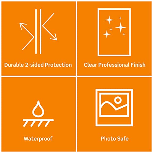 Scotch Thermal Laminating Pouches, 200- Count-Pack of 1, 8.9 x 11.4 Inches, Letter Size Sheets, Clear, 3-Mil (TP3854-200)