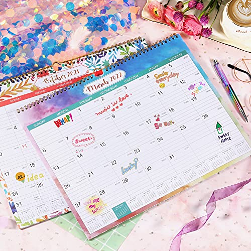 2020-2021 Calendar - 18 Month Wall Calendar with Julian Date, Thick Paper Perfect for Organizing & Planning, July 2020 - December 2021, 14.75 x 11.5 Inches, Wire-Bound