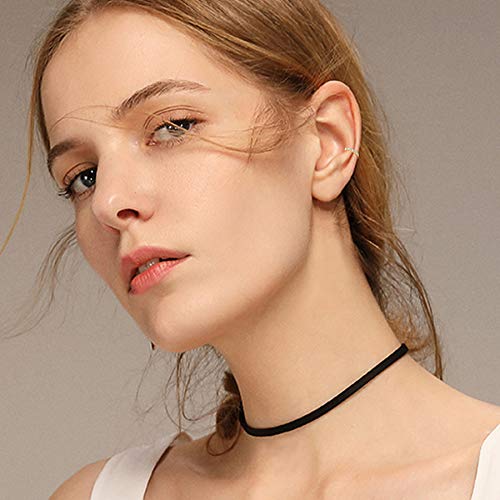 Hoop Earrings,14K Gold Plated Cartilage Hole Hinged Huggie Stud with CZ Cubic Zirconia Earrings For Women Girls