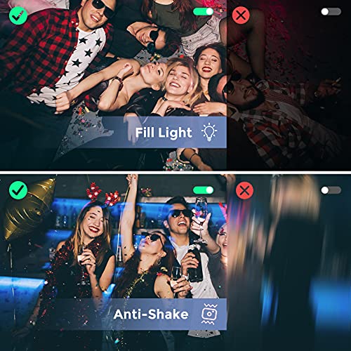 TOBERTO HD Digital Camera, 1080P Vlogging LCD Mini Camera with 16X Zoom 36MP Digital Point and Shoot Camera Video Camera, for Kids Students Beginners Beauty Face