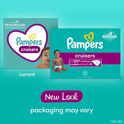 Diapers Size 3, 174 Count - Pampers Cruisers Disposable Baby Diapers, ONE MONTH SUPPLY (Packaging May Vary)