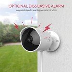 YI 2pc Security Camera Outdoor, 1080p Outside Surveillance Front Door IP Smart Cam with Waterproof, WiFi, Cloud, Night Vision, Motion Detection Sensor, Smartphone App, Works with Alexa