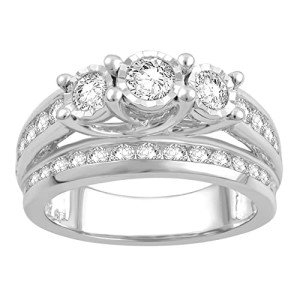 Natural Diamond Engagement Ring Bridal Set - 2.00 Carat
