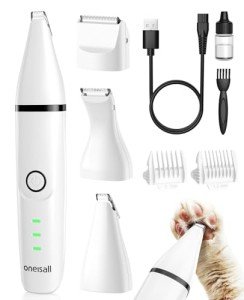 3-in-1 Quiet Cat Grooming Clippers Kit
